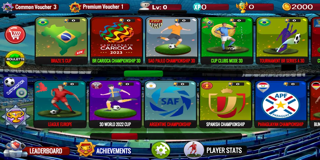 Button Football  [МОД Много монет] Screenshot 2