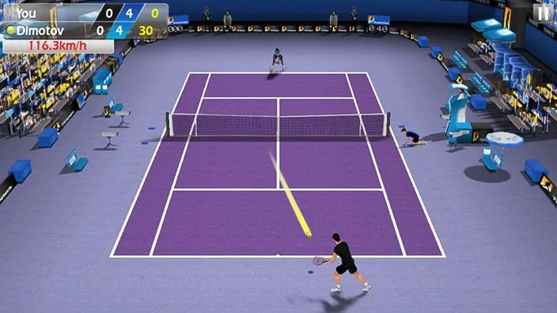 3D Tennis  [МОД Бесконечные деньги] Screenshot 4