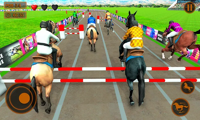 Mounted Horse Racing Games  [МОД Mega Pack] Screenshot 1