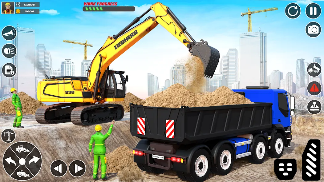 City Builder Construction Sim (Сити Билдер Констракшн Сим)  [МОД Menu] Screenshot 1