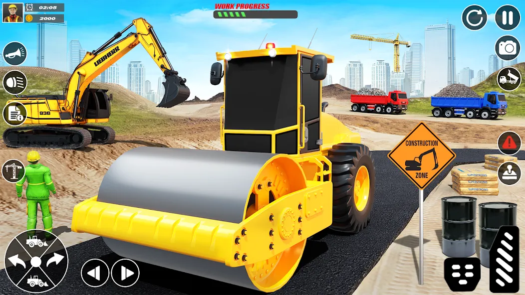 City Builder Construction Sim (Сити Билдер Констракшн Сим)  [МОД Menu] Screenshot 2