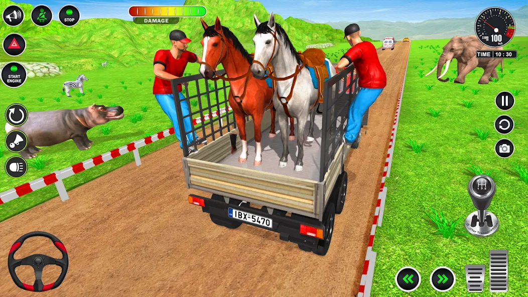 Animal Transport Truck Game 3D (Игра Грузовик для перевозки животных)  [МОД Menu] Screenshot 4