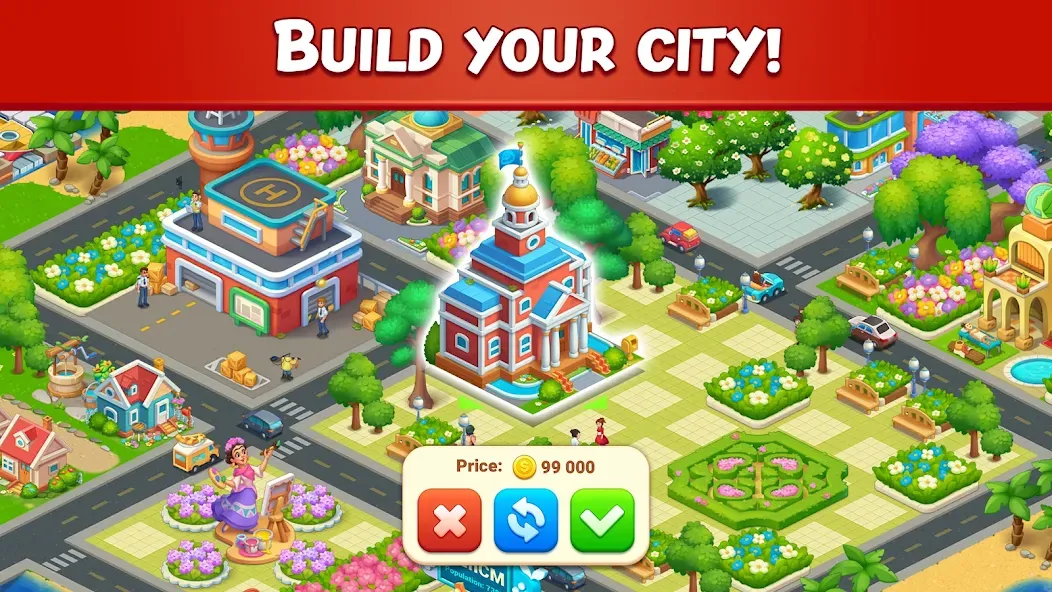 Farm City: Farming & Building (Фарм Сити)  [МОД Бесконечные монеты] Screenshot 4