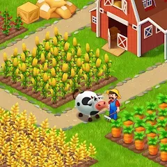 Скачать взломанную Farm City: Farming & Building (Фарм Сити)  [МОД Бесконечные монеты] - полная версия apk на Андроид