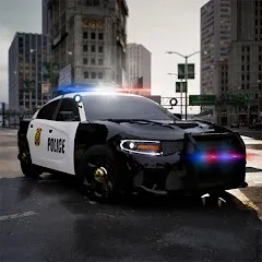 Скачать взлом Police Car Simulator 2023 (Полицейский симулятор автомобиля 2023)  [МОД Unlimited Money] - стабильная версия apk на Андроид