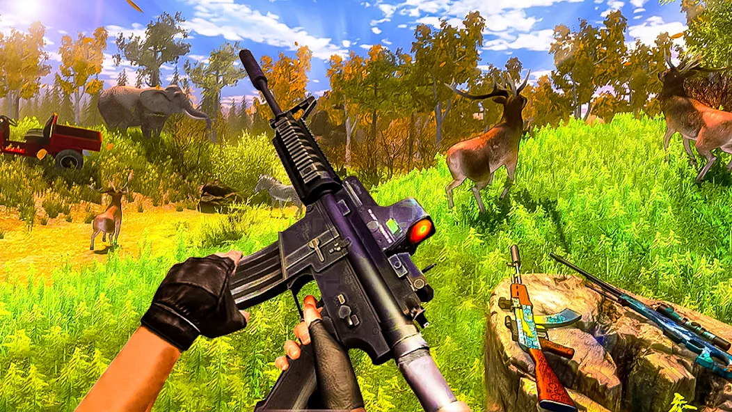 Animal Hunting -Shooting Games (Энимал Хантинг)  [МОД Menu] Screenshot 2