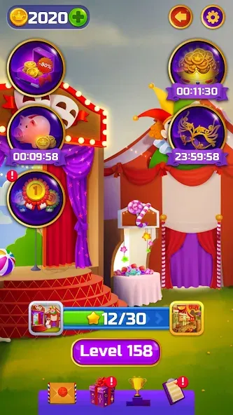 Circus Words: Magic Puzzle  [МОД Много денег] Screenshot 5