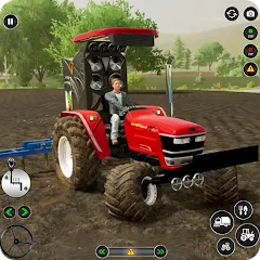 Скачать взлом US Tractor Farming Games 3d  [МОД Много монет] - стабильная версия apk на Андроид