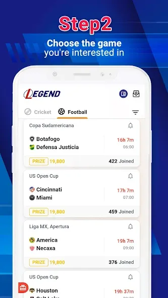 Legend Fantasy- Fantasy sports (Легенда фэнтези)  [МОД Все открыто] Screenshot 3