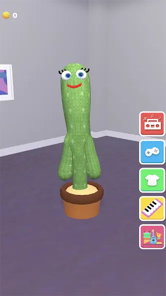 Talking Cactus (Токинг Кактус)  [МОД Бесконечные монеты] Screenshot 1