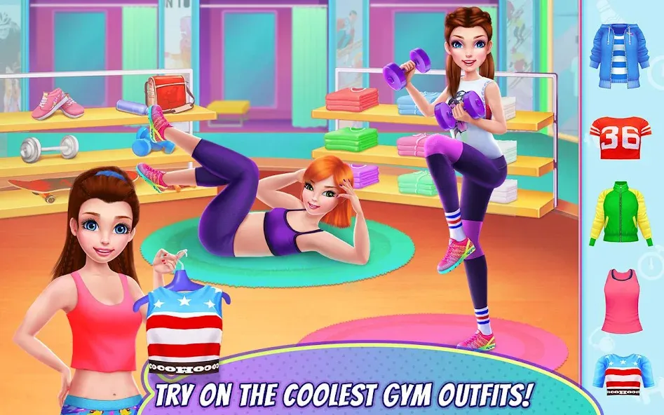 Fitness Girl - Dance & Play  [МОД Все открыто] Screenshot 1