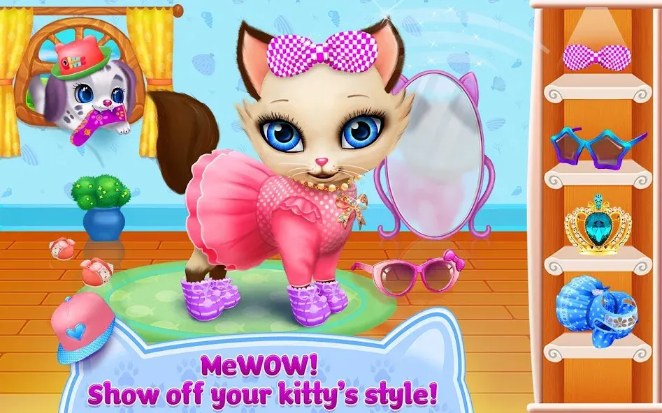 Kitty Love - My Fluffy Pet  [МОД Unlimited Money] Screenshot 1