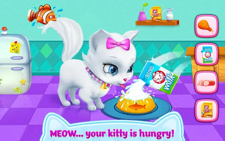 Kitty Love - My Fluffy Pet  [МОД Unlimited Money] Screenshot 3