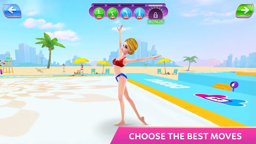 Gymnastics Superstar Star Girl  [МОД Unlocked] Screenshot 2