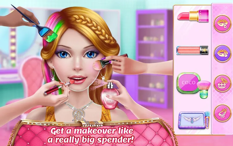 Rich Girl Mall - Shopping Game  [МОД Много монет] Screenshot 3