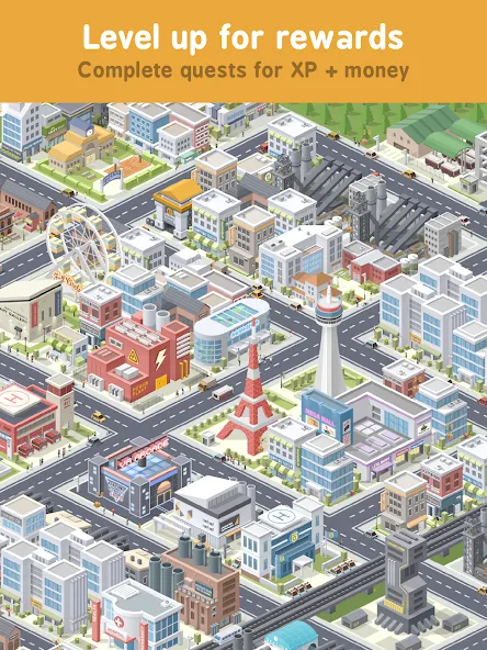 Pocket City Free (Покет Сити)  [МОД Меню] Screenshot 4