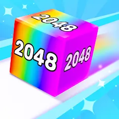 Скачать взломанную Chain Cube 2048: 3D merge game (Чейн Куб)  [МОД Меню] - последняя версия apk на Андроид