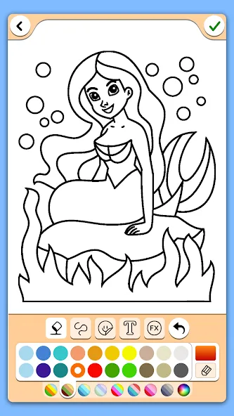 Coloring for girls and women  [МОД Menu] Screenshot 1