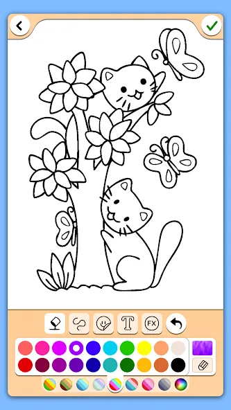 Coloring for girls and women  [МОД Menu] Screenshot 3