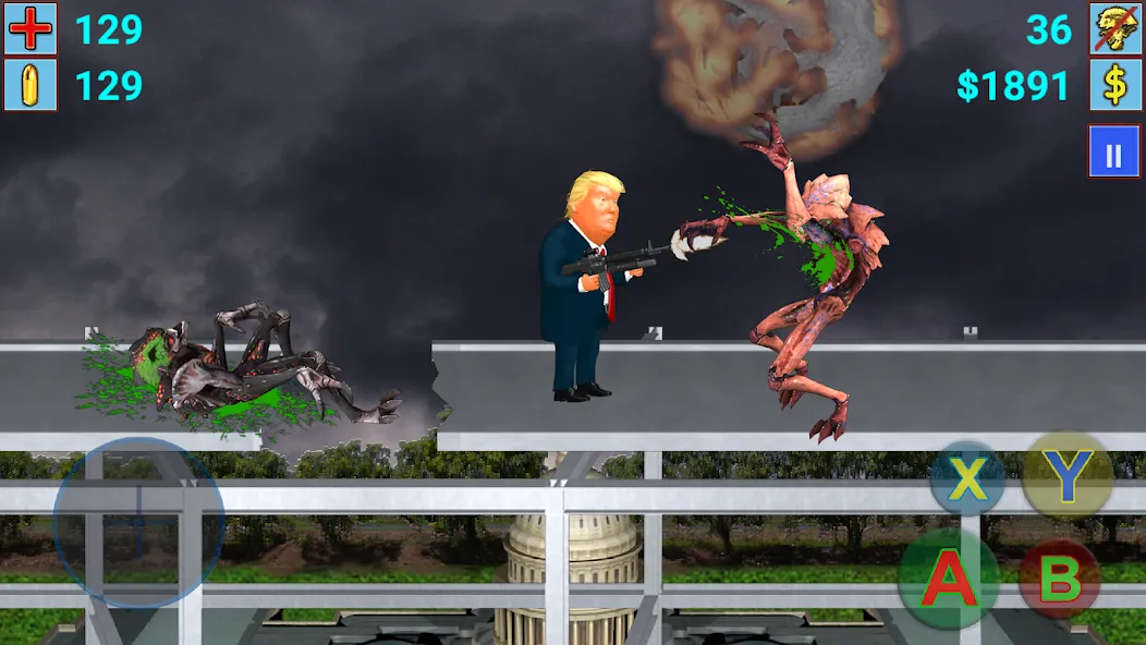 Aliens vs President (Элиены против Президента)  [МОД Много денег] Screenshot 5