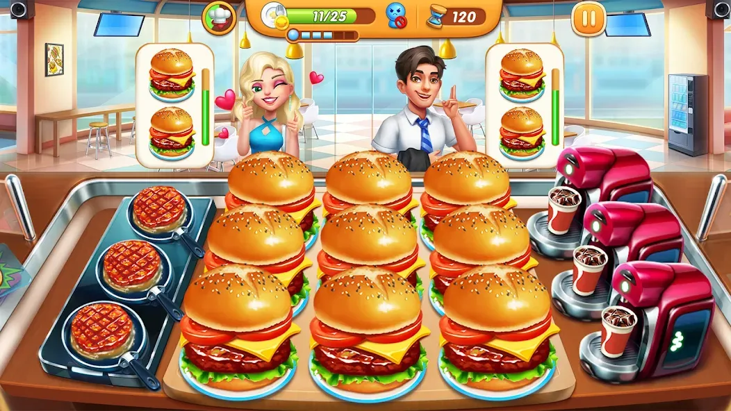 Cooking City - Cooking Games (Кукинг Сити)  [МОД Unlocked] Screenshot 3