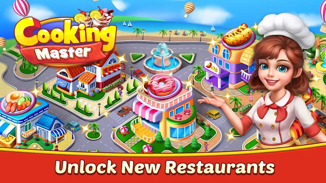 Cooking Master:Restaurant Game (Кукинг Мастер)  [МОД Много монет] Screenshot 1