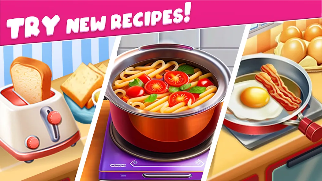 Cooking Taste Restaurant Games  [МОД Unlimited Money] Screenshot 2