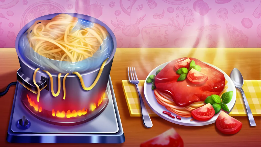 Cooking Team: Restaurant Games  [МОД Много денег] Screenshot 1