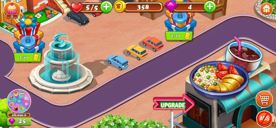 Food Game Crazy Super Chef  [МОД Много монет] Screenshot 3