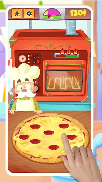 Pizza Maker - Cooking Games (Пицца Мейкер)  [МОД Mega Pack] Screenshot 1