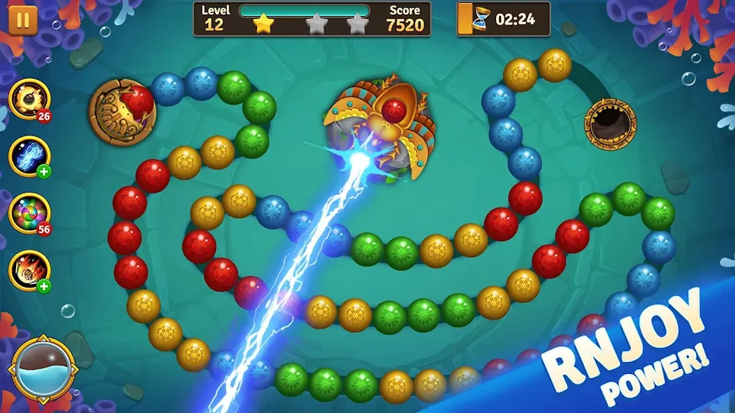 Jungle Marble Blast  [МОД Unlocked] Screenshot 4