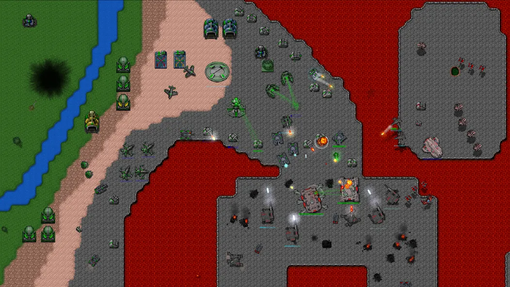 Rusted Warfare - Demo (Растущая война)  [МОД Бесконечные монеты] Screenshot 4