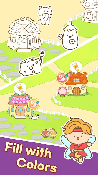 Color Town: My Lovely World (Цолор Таун)  [МОД Unlocked] Screenshot 5