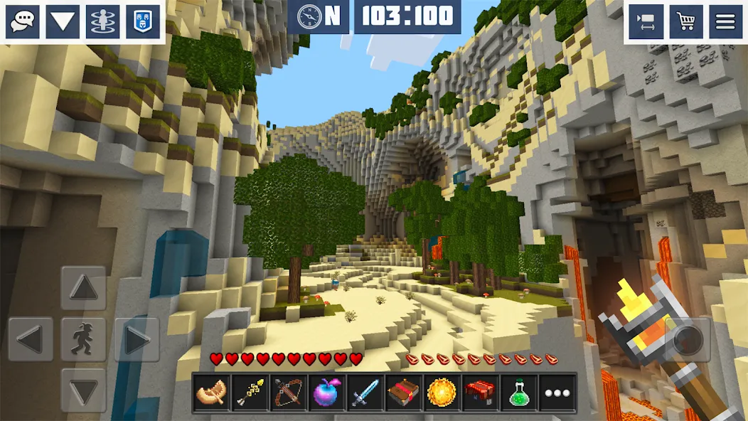 Block Craft World:Planet Craft  [МОД Много монет] Screenshot 4