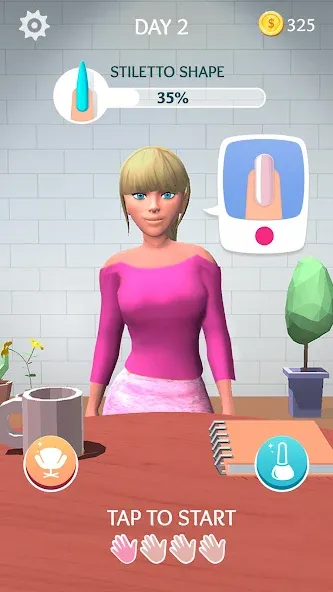 Acrylic Nails!  [МОД Unlimited Money] Screenshot 2