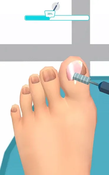 Foot Clinic - ASMR Feet Care (Фут Клиник)  [МОД Бесконечные монеты] Screenshot 5