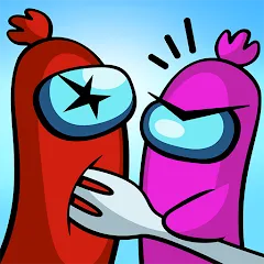 Скачать взломанную Sausage Wars.io  [МОД Menu] - последняя версия apk на Андроид