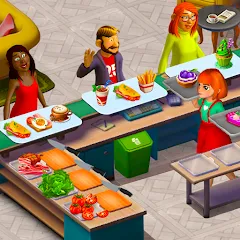 Скачать взломанную Cooking Cup: Fun Cafe Games (Кукинг Кап)  [МОД Бесконечные монеты] - полная версия apk на Андроид