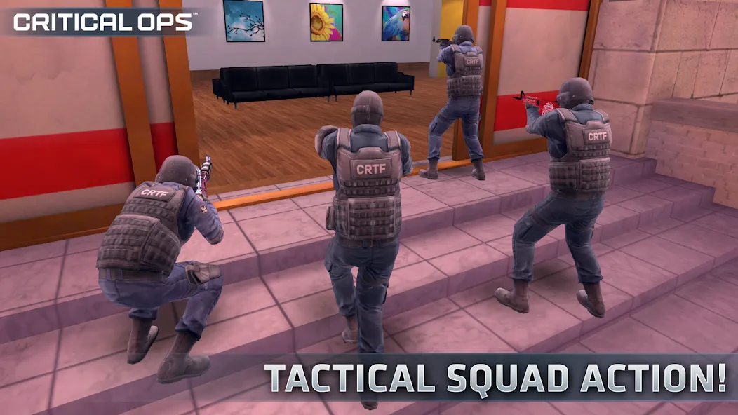 Critical Ops: Multiplayer FPS (Критикал Опс)  [МОД Бесконечные деньги] Screenshot 1