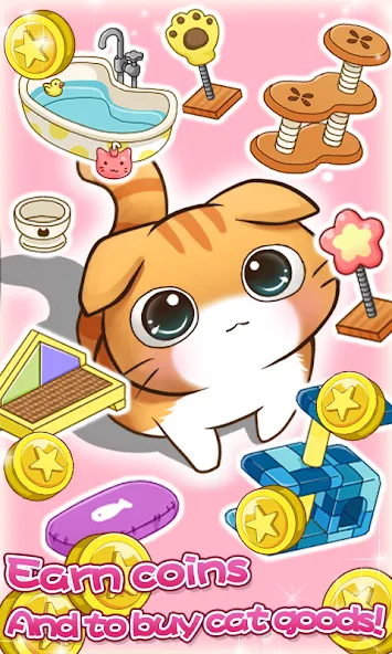 Cat Room - Cute Cat Games (Кэт Рум)  [МОД Много денег] Screenshot 5