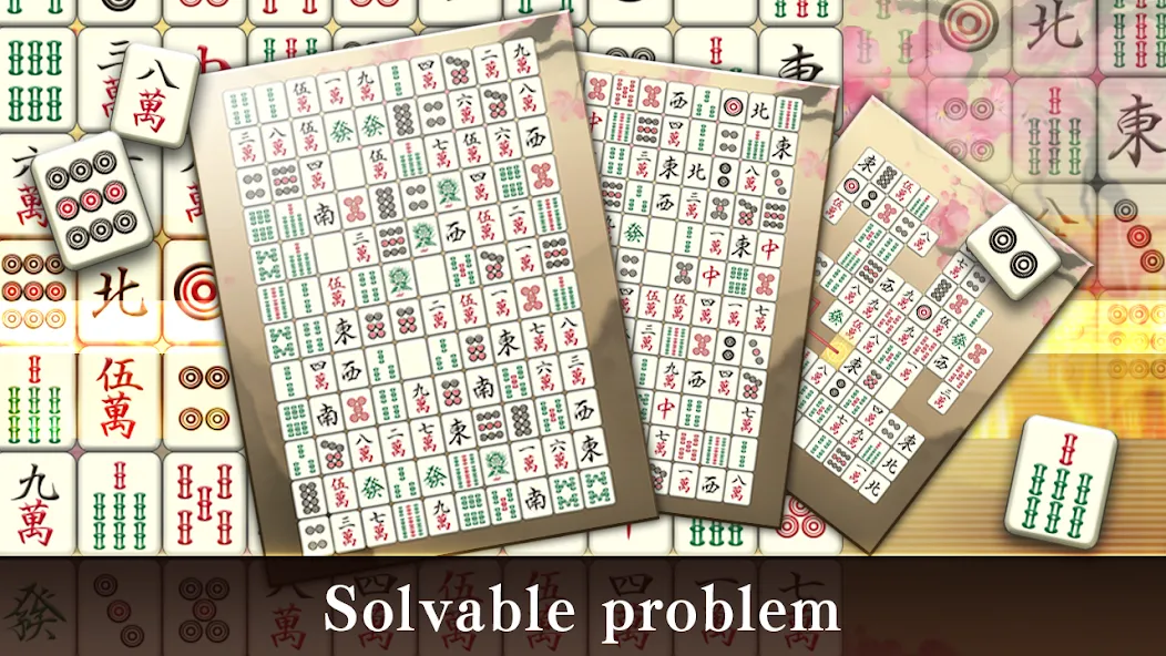 Mahjong Puzzle Shisensho (Маджонг Пазл Шисеншо)  [МОД Menu] Screenshot 2