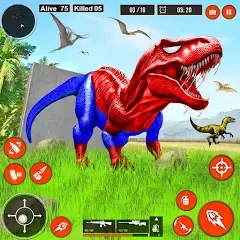 Скачать взломанную Real Dino Hunter 3D Gun Games (Уайлд Динозавр Хантер Ган Геймс)  [МОД Unlimited Money] - последняя версия apk на Андроид