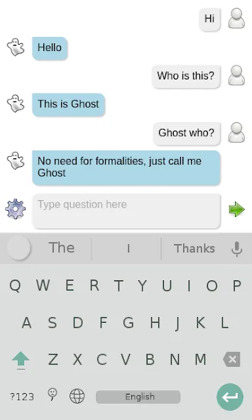 Ghost chat bot (Гостчатбот)  [МОД Бесконечные деньги] Screenshot 1