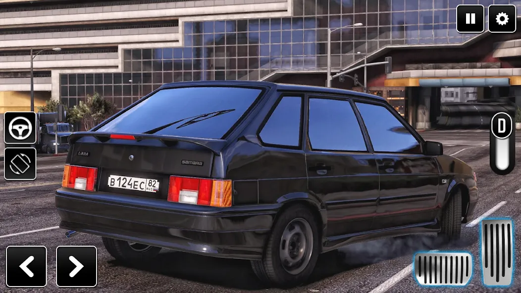 2114 Car Driving: Lada sedan  [МОД Unlocked] Screenshot 4