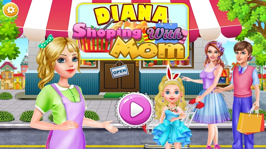 Mall Shopping with Diana (Молл Шоппинг с Дианой)  [МОД Бесконечные монеты] Screenshot 1