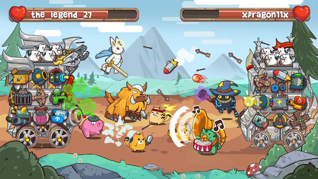 CatnRobot Idle TD: Battle Cat (КэтТауэр Айдл ТД)  [МОД Все открыто] Screenshot 3