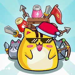 Взлом CatnRobot Idle TD: Battle Cat (КэтТауэр Айдл ТД)  [МОД Все открыто] - последняя версия apk на Андроид