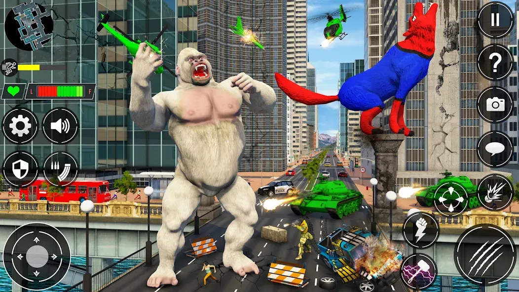 Giant Gorilla Bigfoot Monster (Энгри Горилла)  [МОД Все открыто] Screenshot 4