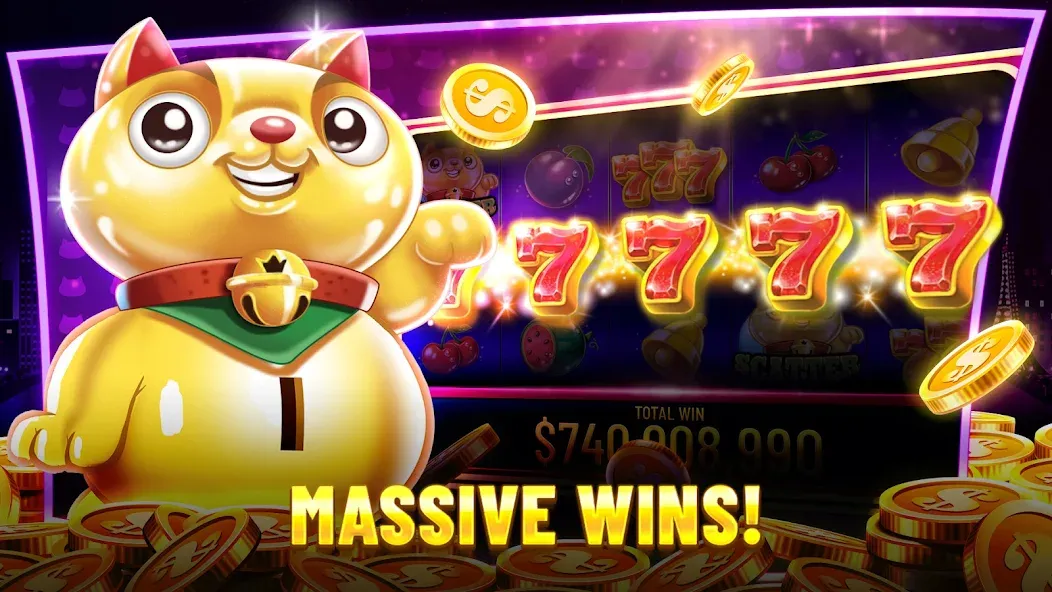 Best Casino™ Slots: 777 Casino (Бест Казино Слотс)  [МОД Menu] Screenshot 4