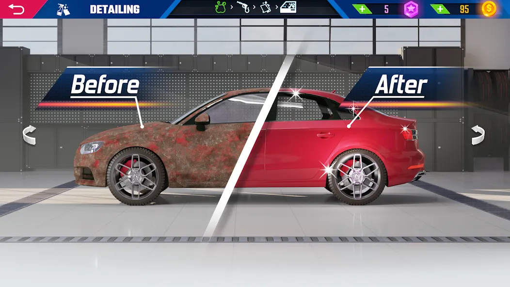 Car Detailing Simulator 2023  [МОД Unlimited Money] Screenshot 2